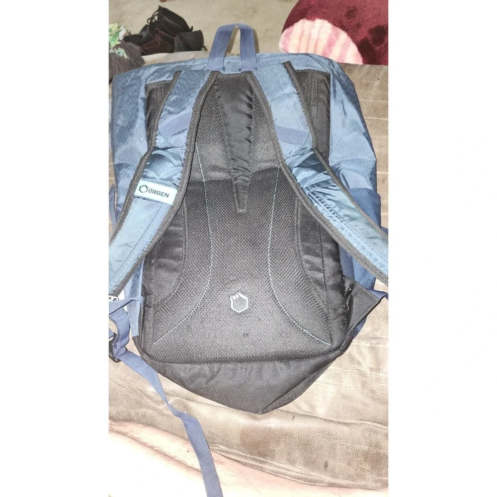 Örben Large Blue Hiking Travel‎ Backpack Laptop Camping Gear Pack